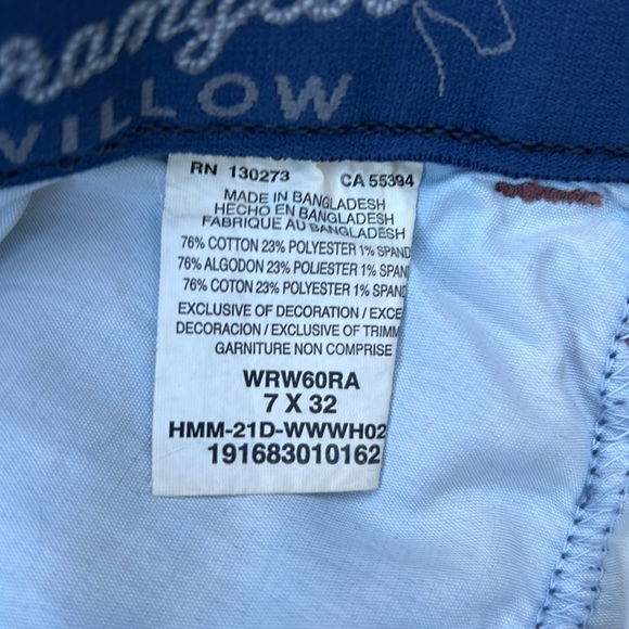 Wrangler Willow the ultimate riding Jean high rise straight leg elastic sz 7 - Picture 9 of 10